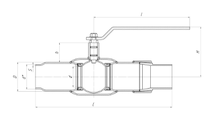 Кран шаровый изолирующий КШИ.П.GAS - 2